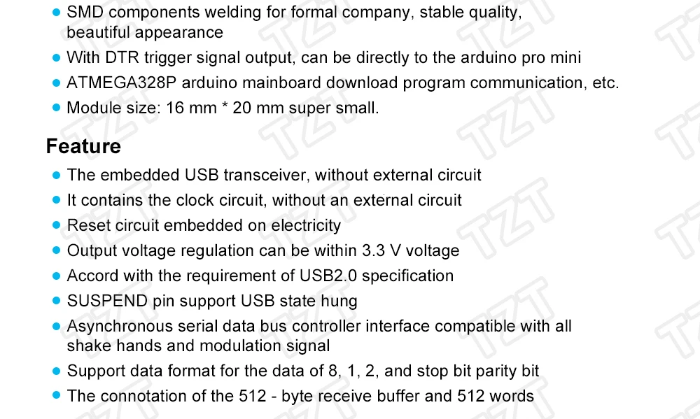 Cp2102 usb 2,0 to uart ttl 5pin stecker modul serieller konverter stc ersetzen ft232 ch340 pl2303 cp2102 micro usb für arduino – Detail 8