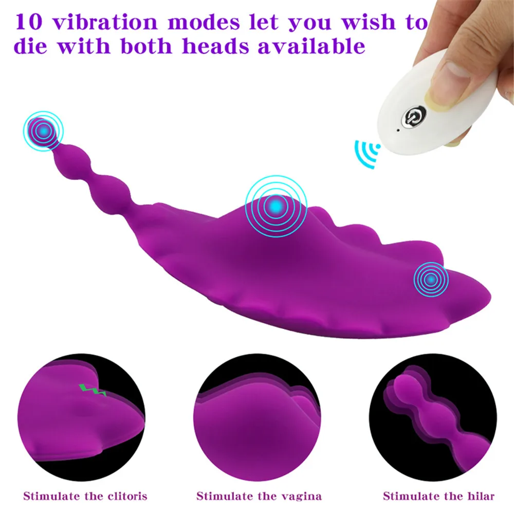 Wearable Butterfly Panties Wireless Vibrator for Women Female G Spot Clitoris Stimulator Love Egg Vagina Massager Adult Sex Toys