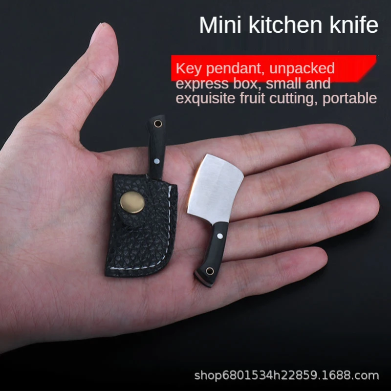 

1 Pcs Mini Kitchen Knife Open-edge Demolition Express Knife Pocket Cut Fruit Keychain Pendant Accessories Gift Collector Knife