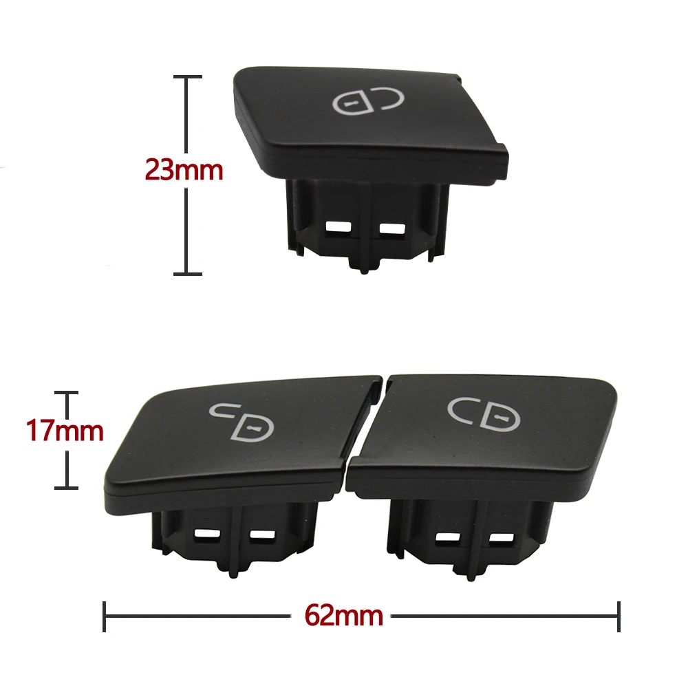 Botón de bloqueo de puerta Interior, interruptor de desbloqueo izquierdo y derecho para Mercedes Benz clase C W204, Clase E W212,GLK 204,ML GL W166,