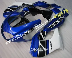 97-07 YZF1000R Sale NEW ABS Bodywork Fairing For Yamaha YZF 1000 R Thunderace 1997-2007 Blue White Motorbike Fairings