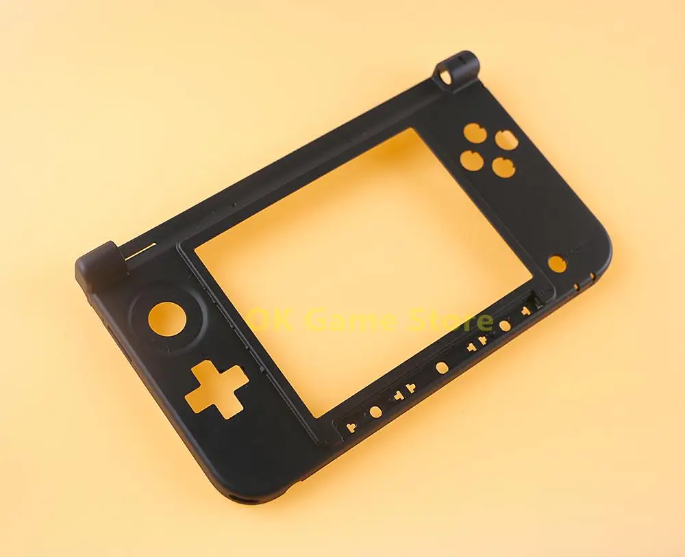 إطار بلاستيكي متوسط بديل لـ 3DS XL و 3DS ، غلاف لـ 3 DDSL و 3 DDSL ، غطاء ، أسود وأبيض ، 1 * لكل لوت