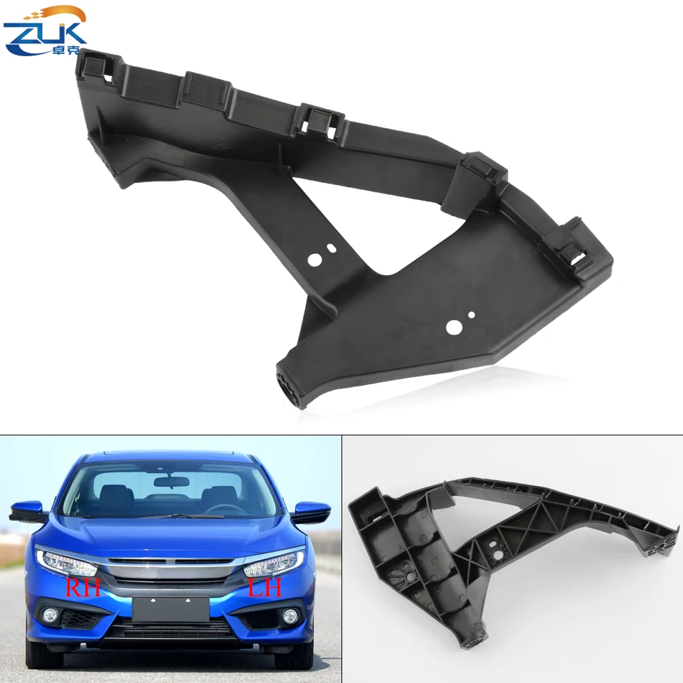 

ZUK Headlight Bracket For HONDA CIVIC 2016-2020 FC1 FC7 Front Bumper Upper Beam Headlamp Support OEM:71190-TEA-T00 71140-TEA-T00