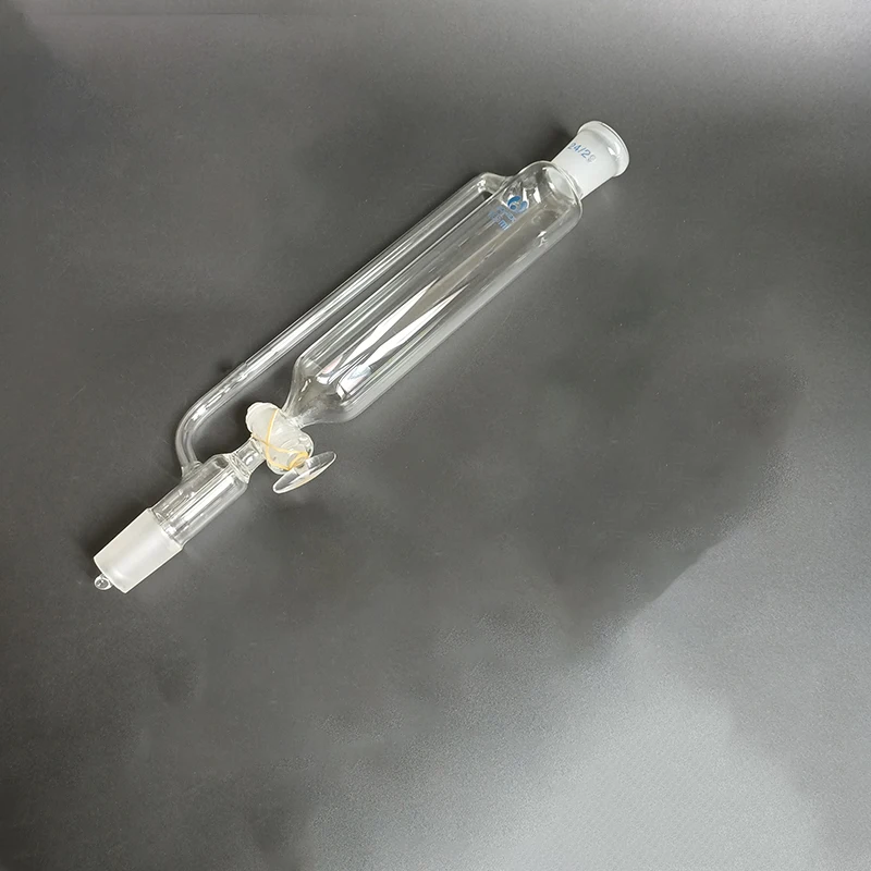 1Piece 25ml to 1000ml Lab Glass Constant Cylindrical shape separating funnel Constant pressure dropper funnel with GLASS Piston