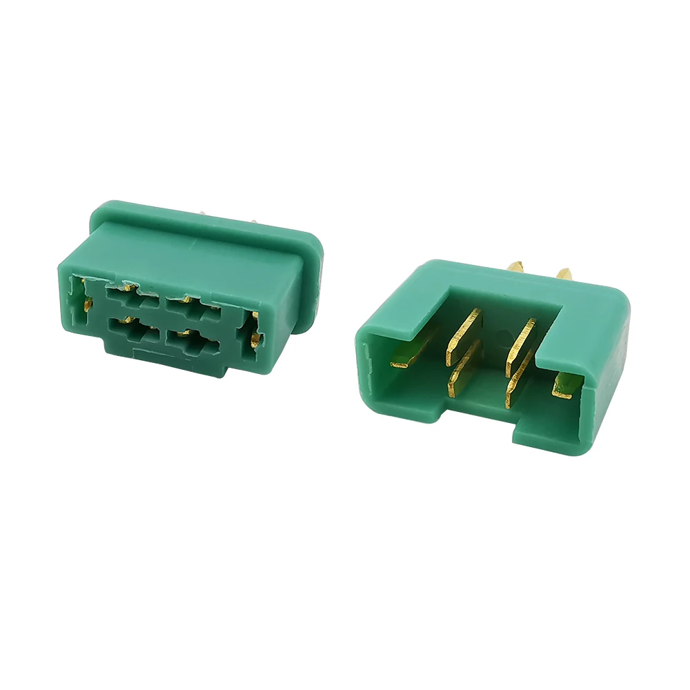 1/2/5Pair 6Pin MPX Connector Plug 40Amp MPX Male Plug Female Jack RC Aeromodelling Field Accessory For RC Model Tool Part