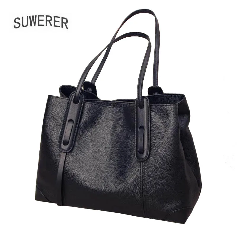 Real Cowhide Handbags Western Style large Capacity Soft leather Big Bag 2024 New Fashion And luxury handbag tote bag