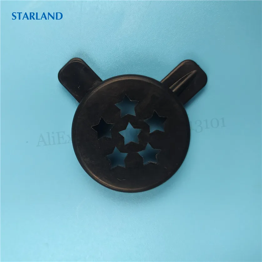 3 черных колпачка для моделирования, запасная часть крышки в форме маленьких звезд для замены машины для мягкого мороженого, внутренний диаметр 28 м