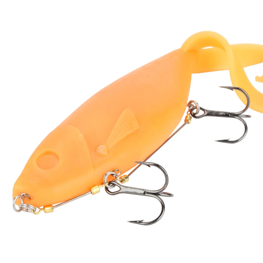 Spinpoler Shad Belly Hook Stinger Rig for Softbait Pike Double Fishing Hooks #6 #1 #1/0 Cork Screw Shad Spin Rig Tackle Pesca
