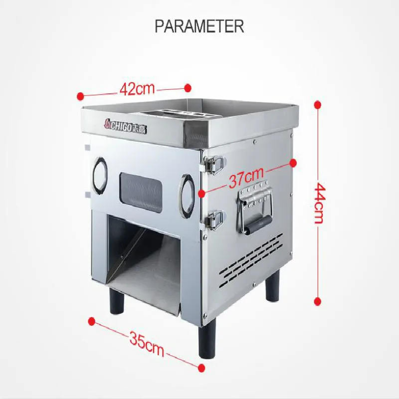 850W Drawer slicer Commercial meat grinder Wire cutter dicing machine Toolless replacement blade Fully automatic stainless steel