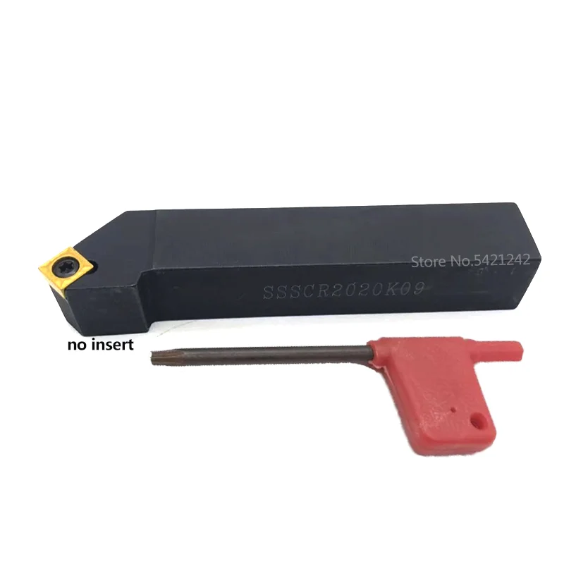 1PC SSSCR1212H09 SSSCR1616H09 SSSCR2020K09 SSSCR2525M09 CNC Lathe Cutter Tools External turning tool holder for SCMT insert