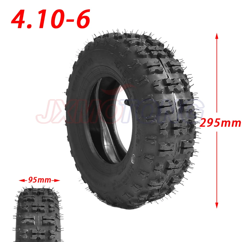 WANDA Tire 4.10-6 Tire Inner Tube Outer Tire Suitable For Atv Go Kart Mini Quad 47cc 49cc Snow Motorcycle Tire