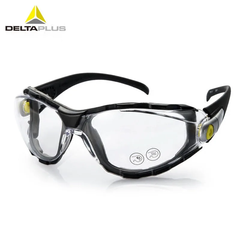 Deltaplus safety goggles wind-proof, sand-proof, dust-proof, labor protection glasses, splash-proof, industrial working goggles