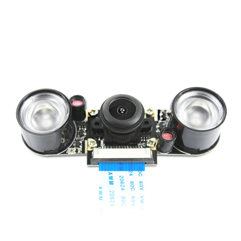 Hot Selling 5MP Fisheye 130Degree OV5647 Night Vision Raspberry Pi Camera Module