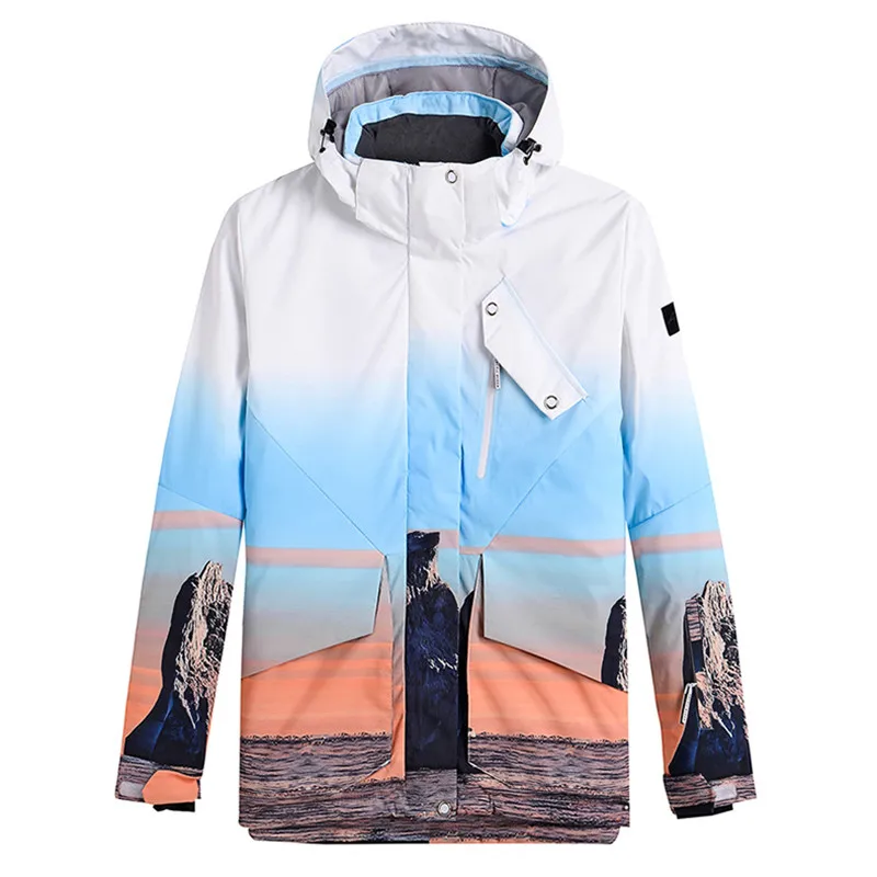 New Fashion Men Women Ski Suits Couples Skiing Jacket Pants Set Winter Windproof Waterproof Snowboarding Suit Mens Snow Overalls