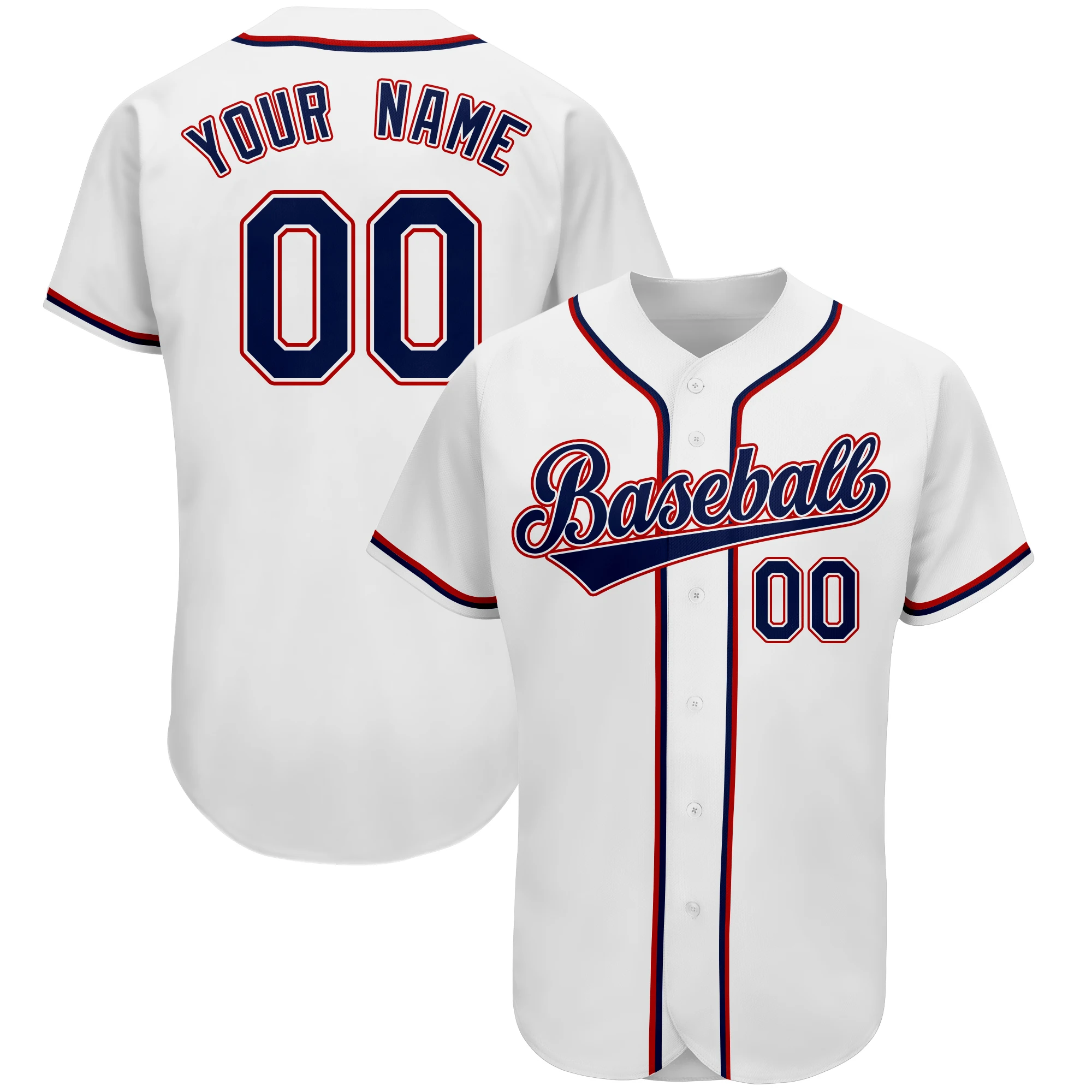 

Custom Personalized Baseball Shirts Button Down Baseball Jerseys Printed Team Name and Number Baseball Shirt for Men Y