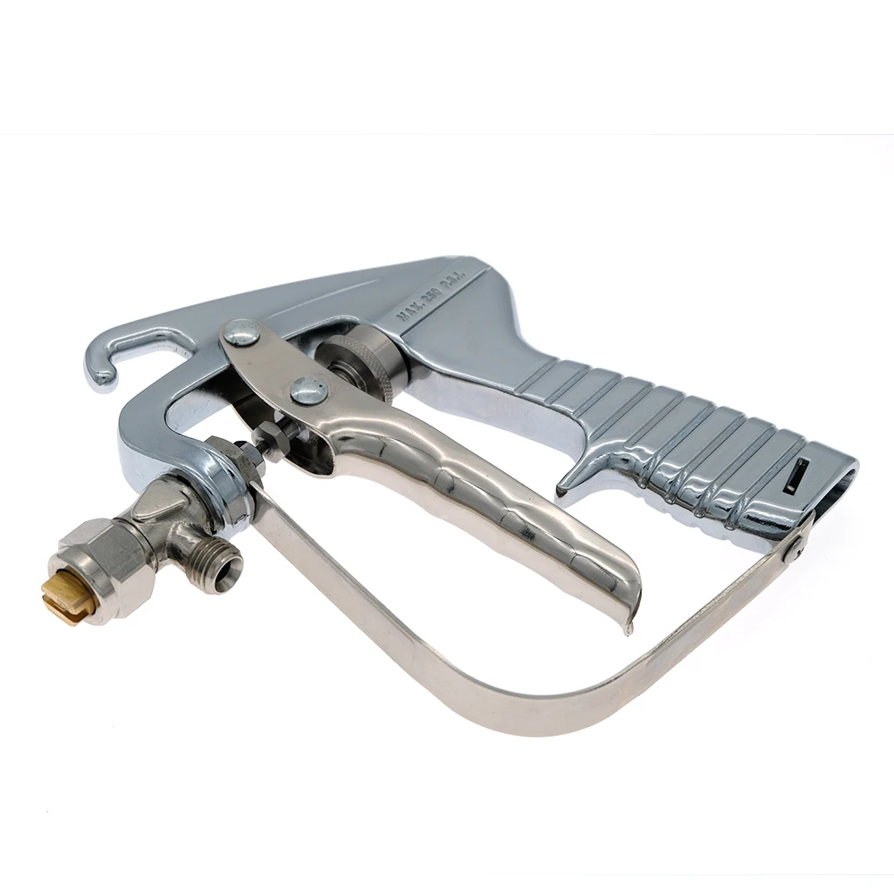 Imagem -03 - Pressão Airless Pintura Pulverizador Pistola de Cola Adesiva Prata e Azul Contato 10 mm Tamanho do Bocal Alta