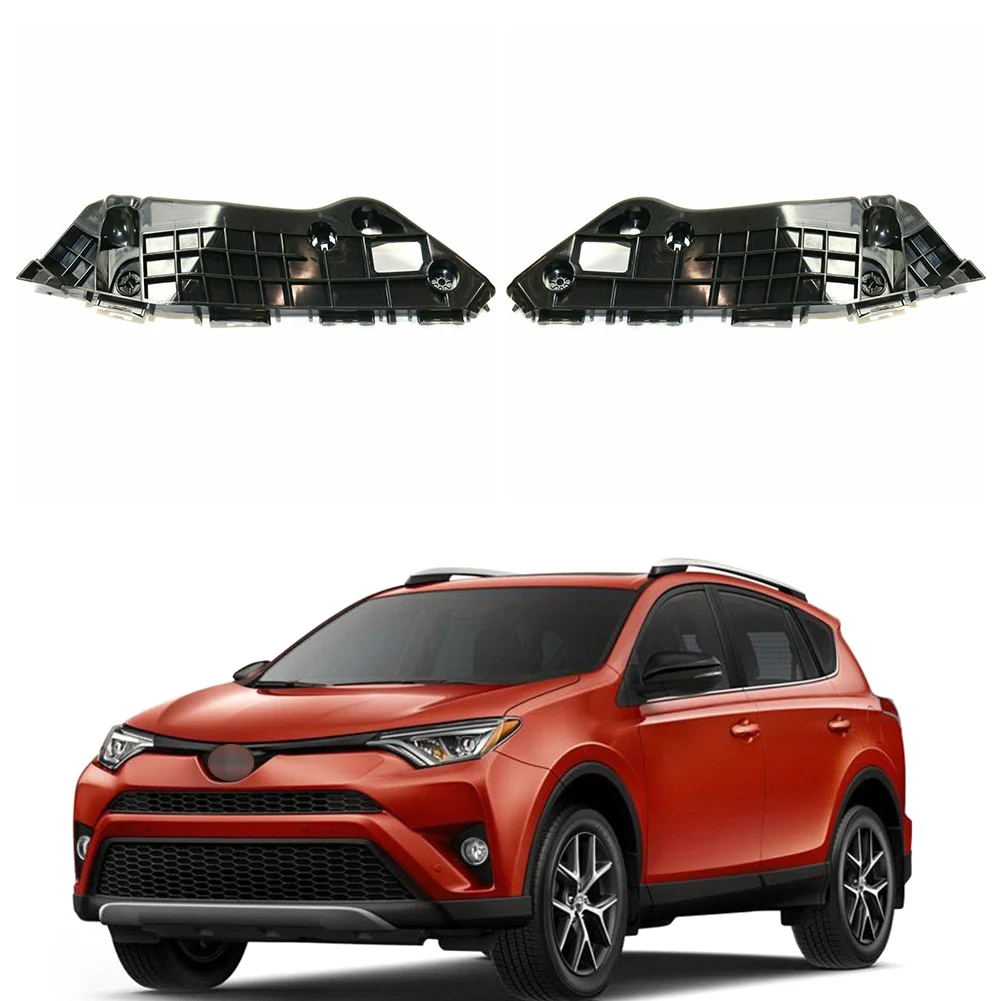 For 2016 2017 2018 Toyota Rav4 Car Front Bumper Brackets Retainers Left Right 2pcs 52536-0R060 52535-0R080