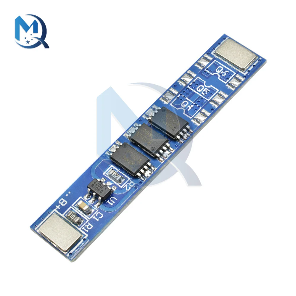 BMS 1S 3.7V 5A/10A/15A 3MOS/4MOS/6MOS 18650 Lithium Battery Charge Protection Board For Power Bank Cells Pack Charging