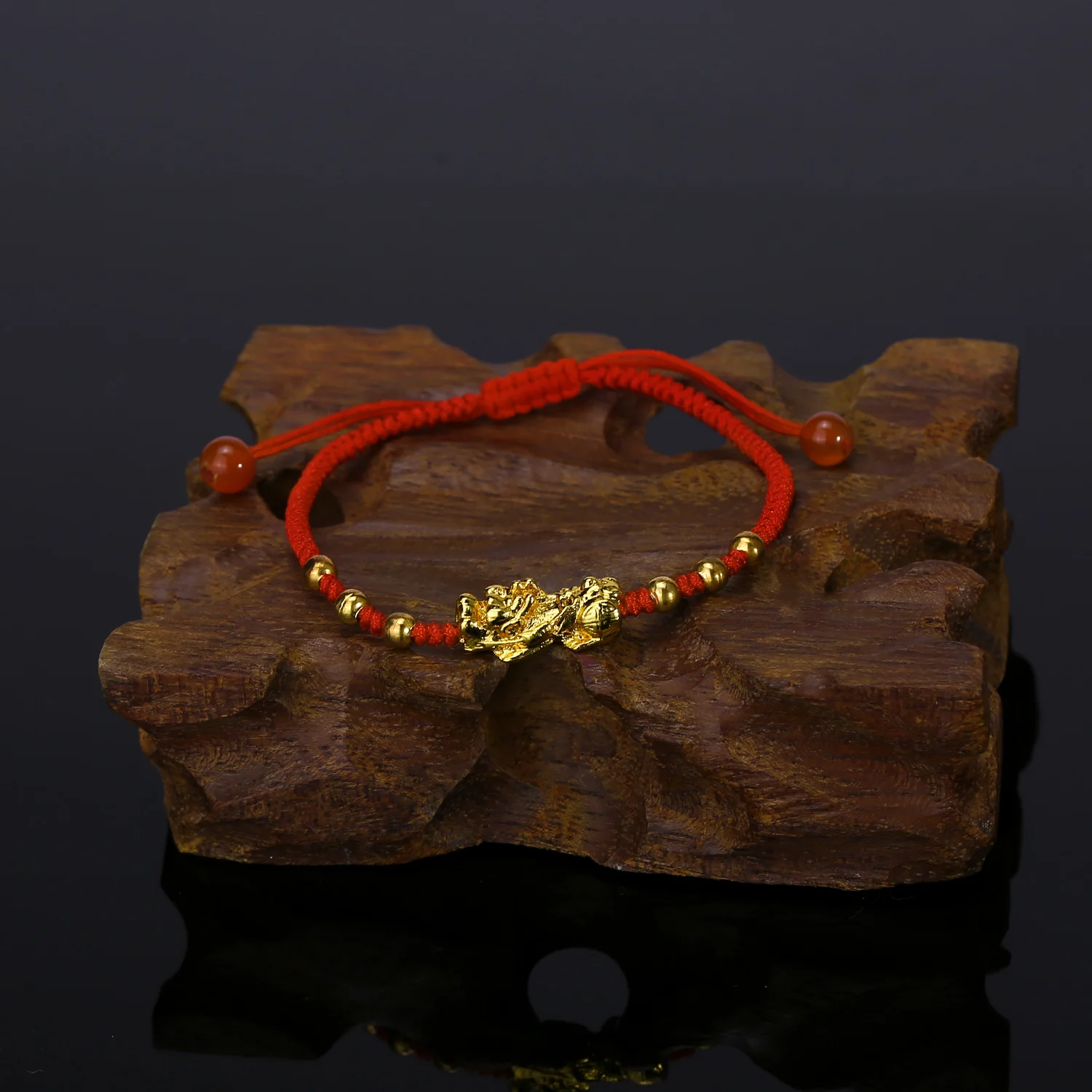 Chinese Style Feng Shui Pi Xiu Bracelet & Bangle New Fashion Lucky Red Rope Weaving Charm Bracelet Bring Wealth Health Jewelry