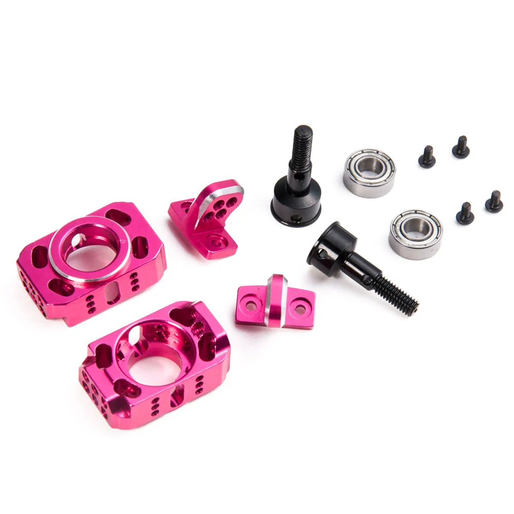 AXSPEED RC Car Steering Suspension Knuckle Kit Aluminum Adjustable Steering Cup for Sakura D4 AWD RWD Upgrade Parts