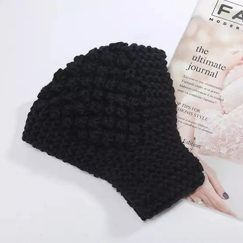 New Lady Knitting Wool Wide Headwrap Headband Winter Ear Warmer Elastic Hair Band For Women\'s Hairbands Fashion Hair Accessories