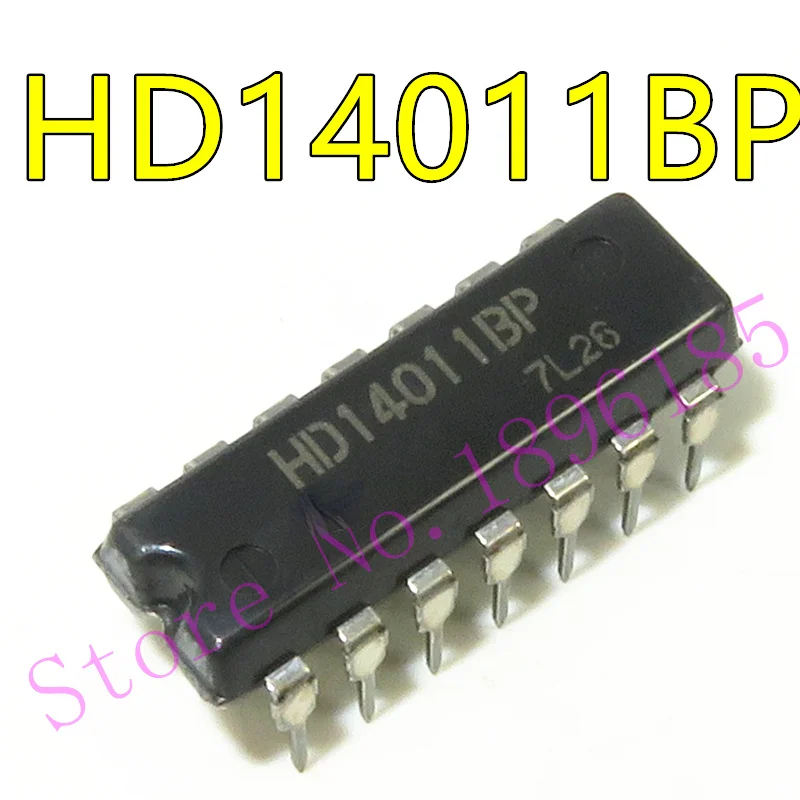 

1pcs/lot HD14011BP HD14011 DIP-14 Quadruple 2-input NAND Gate