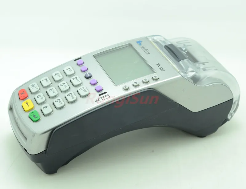 Imagem -02 - Terminais Vx520 Eth Dail-up Pos para Cartão de Crédito Verifone Usado