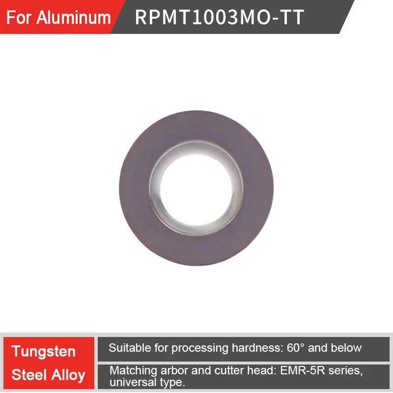 10Pcs inserti in metallo duro tondo RDMT1204MO-MM fresa portautensili fresa frontale per fresa EMR 5R/EMR 6R