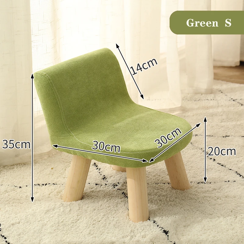 Home Children\'s Chair Baby Cute Furniture Chair Solid Wood Stool Kindergarten Table and Chair Kids Sofa Stool Desk and Chair