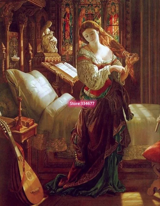 

Lady woman oil painting Top Quality Cross Stitch Kits 14CT Unprinted Sewing kit Embroidered Large format Handmade Home Decor