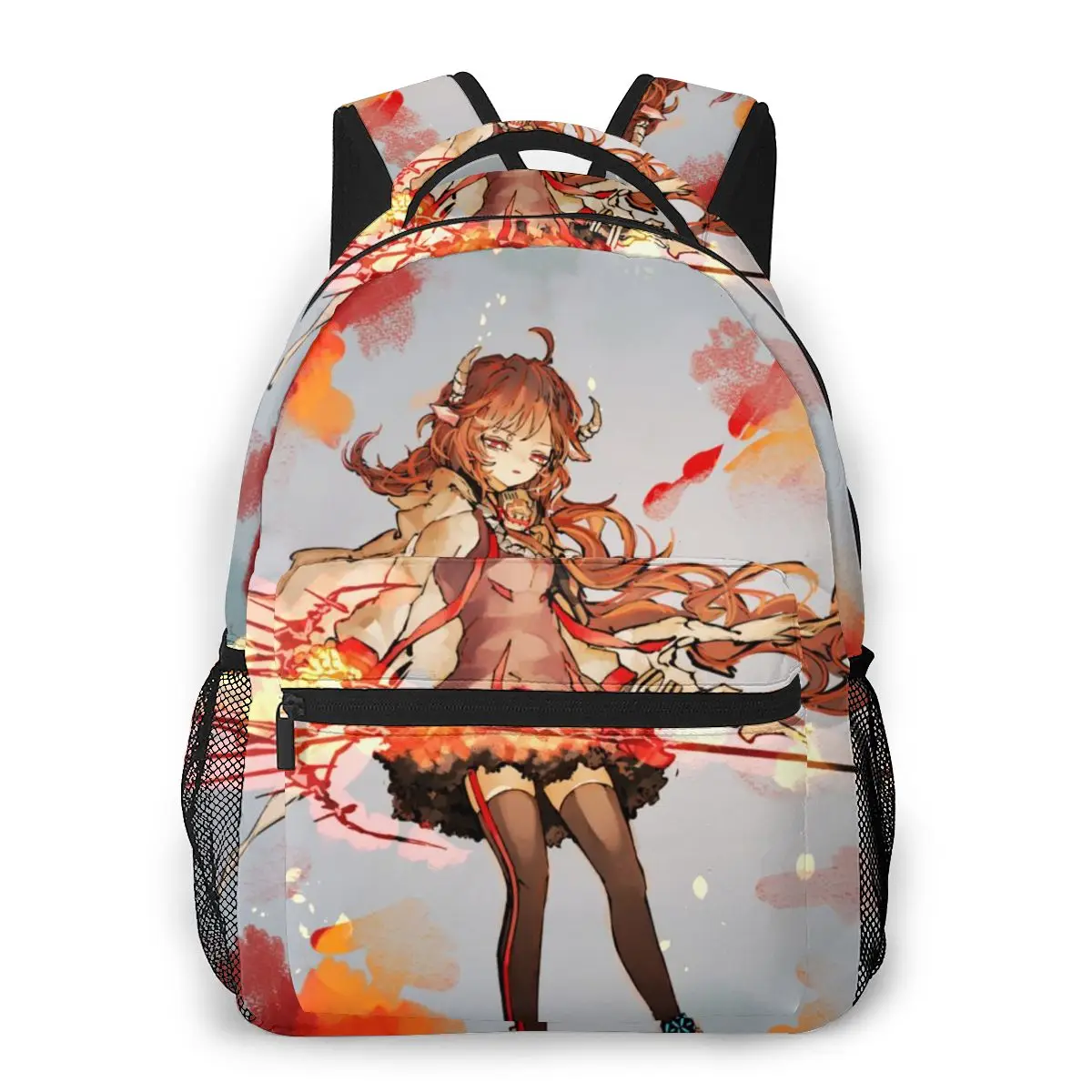 

Eyjafjalla Arknights Art Backpack for Girls Boys Travel RucksackBackpacks for Teenage school bag