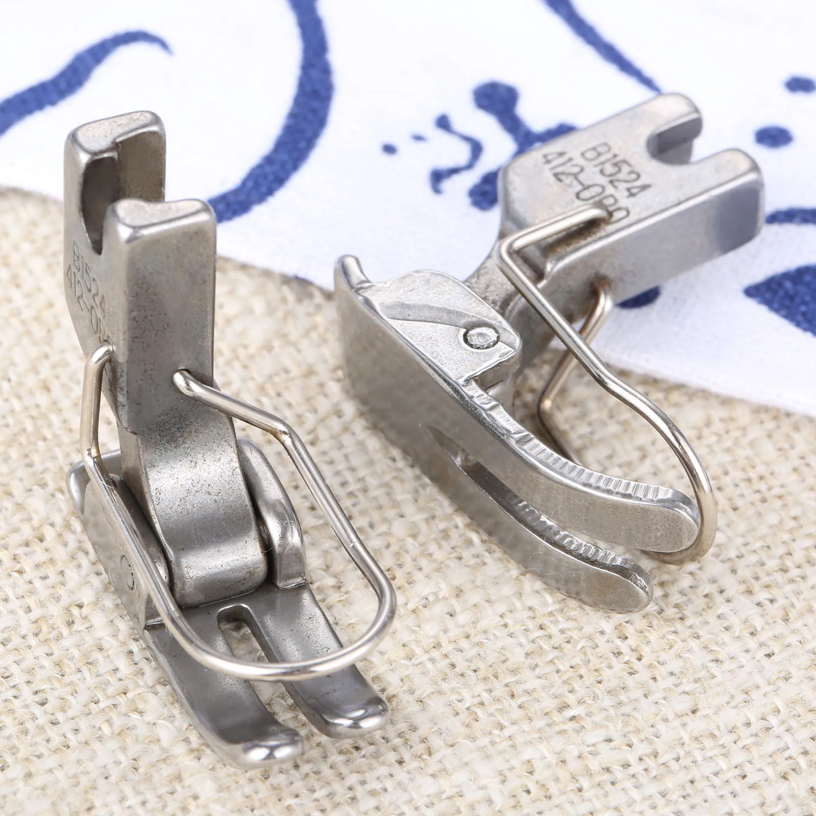 Industrial Sewing Machine Steel Presser Foot Sewing Machine Flat Presser Foot With Needle Guard Finger Guard Sewing Tools