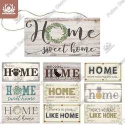 Putuo Decor-Wooden Hanging Signs, Family Sign, Plaque Wood for Home Decor, Gifts for Living Room, Door Decoration
