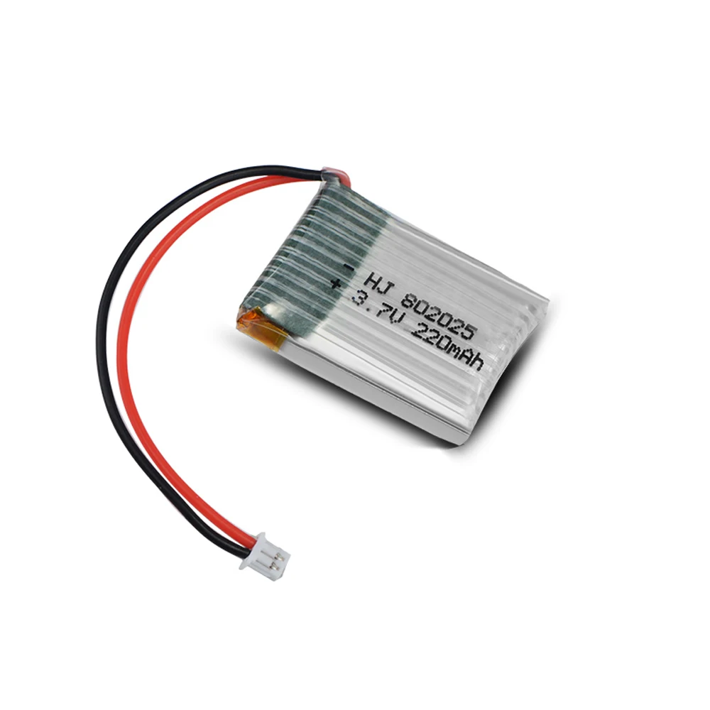 3.7V 220mAh Lipo batteria ricaricabile PH1.25 spina per HS210 E010 NH010 751823 per JJRC H36 RC Drone pezzi di ricambio 3.7v batteria