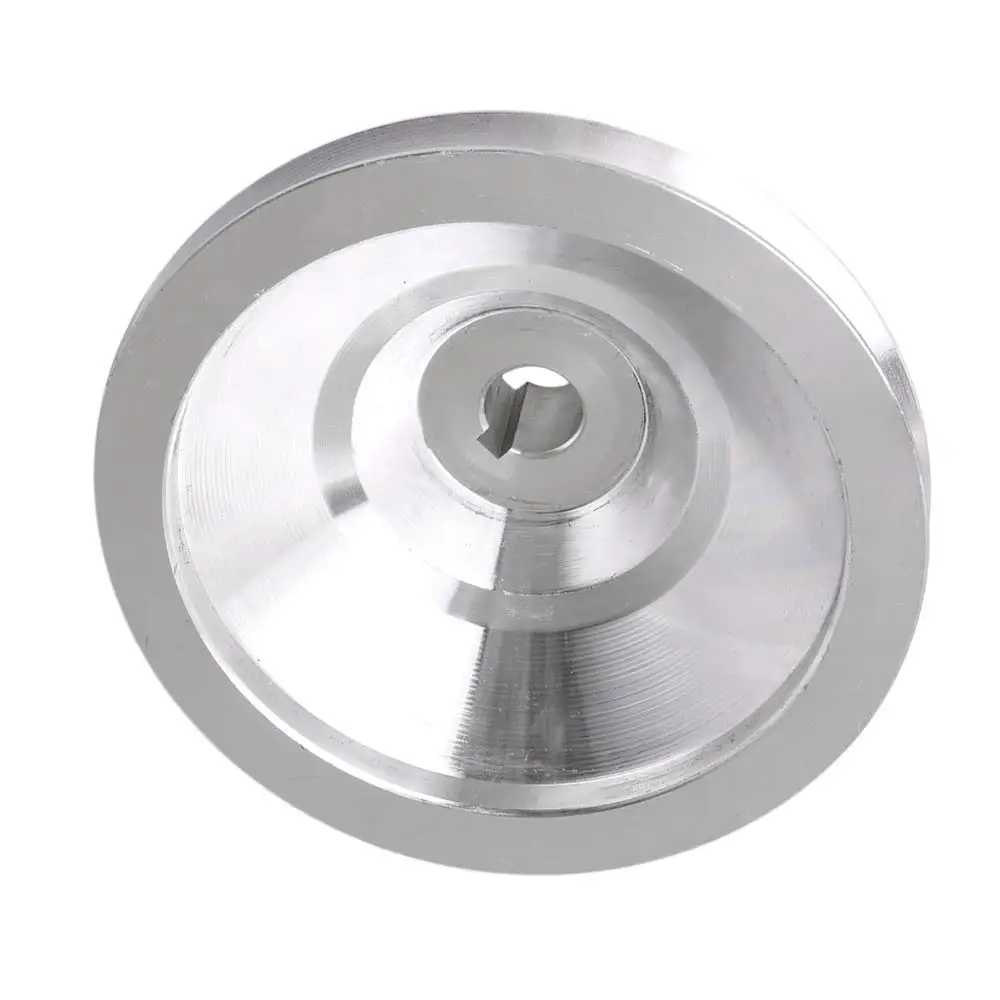 41mm to 130mm Outer Dia 16mm Bore Aluminum A Type 4 Step Pagoda Pulley Wheel for V-Belt Timing Belt