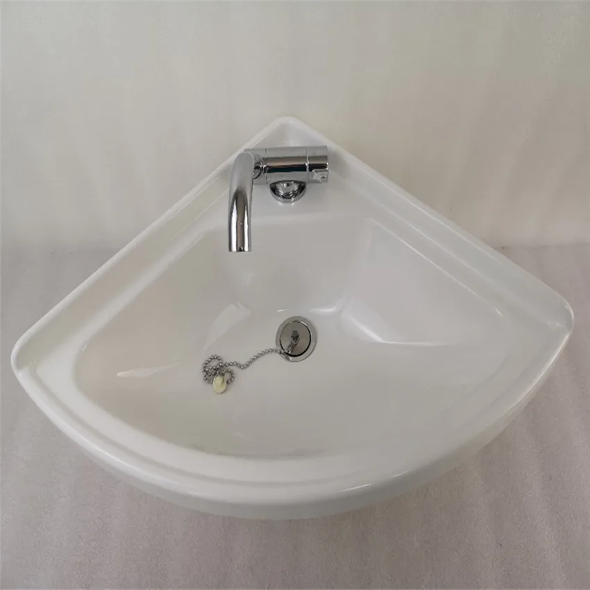 White Black Acrylic Sink Hand Wash Basin 380*380*100mm Boat Caravan RV GR-Y003