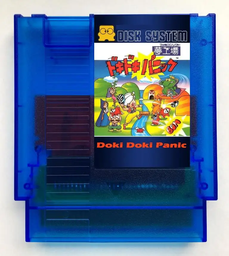 Doki Doki Panic English(FDS Emulated) Game Cartridge for NES/FC Console