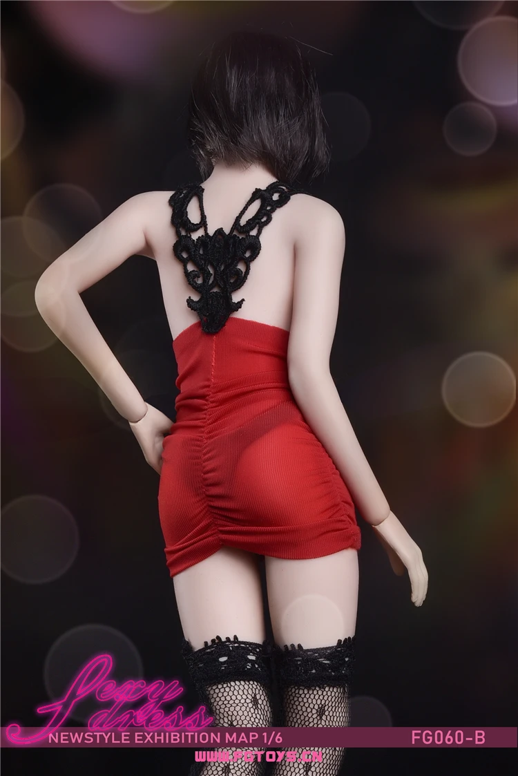 Feuer Mädchen Spielzeug FG060 1/6 weibliche Sexy gesäß Kleid low cut Rock fit12 zoll Action-figuren