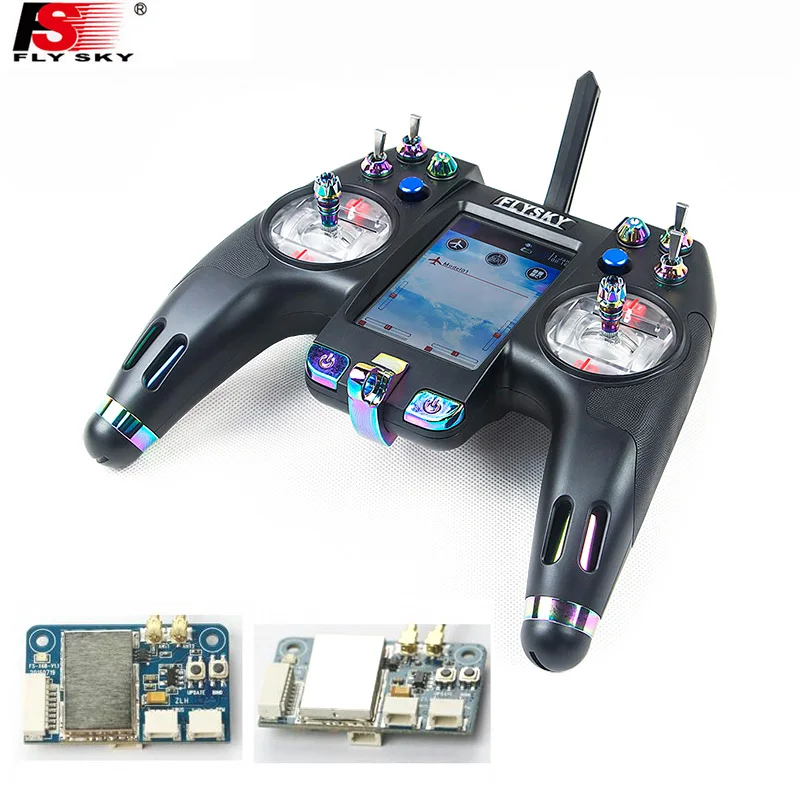 

Flysky NV14 FS-NV14 RC Transmitter 2.4G 14CH Touch Screen with FS X8B iA8X Receiver USB Simulator Bluetooth for RC FPV Drone