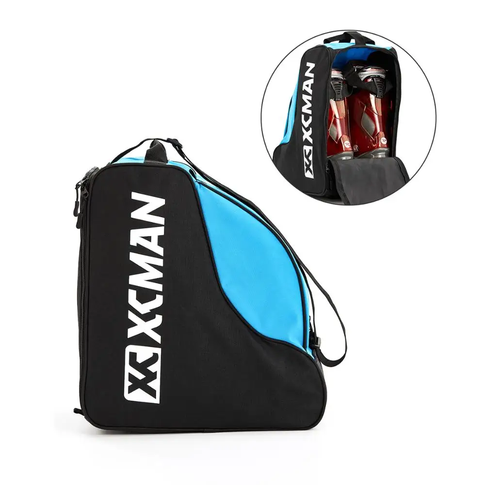 XCMAN Ski Boot Backpack Lightweight and Durable Ski Bag-Stores Gear Including Helmet, Snowboard,Boots,Goggles, Gloves & Accessor