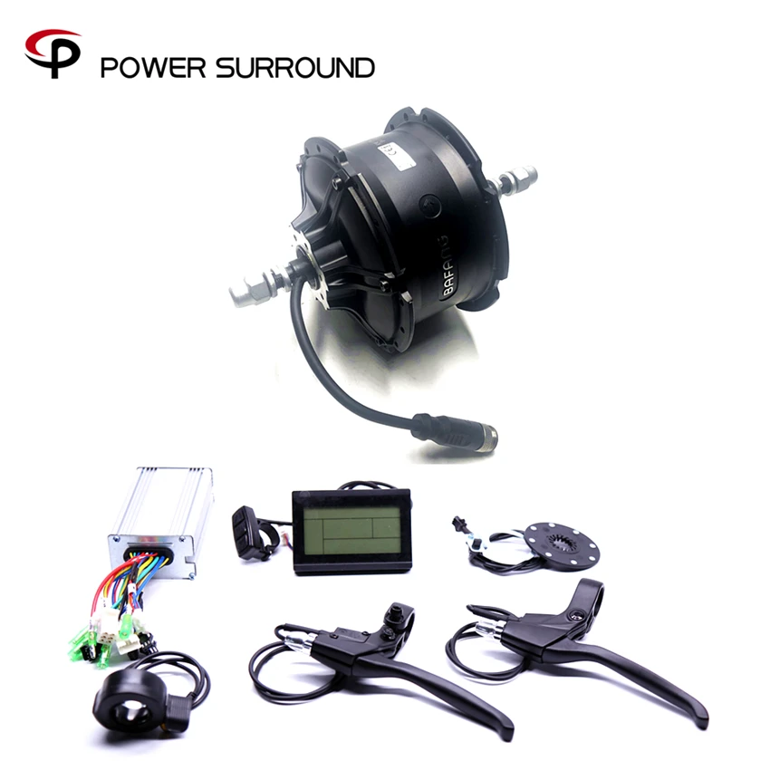 2021 Rushed 48v1000w Bafang FAT Rear Electric Bike Conversion Kit Brushless Motor Wheel with EBike system