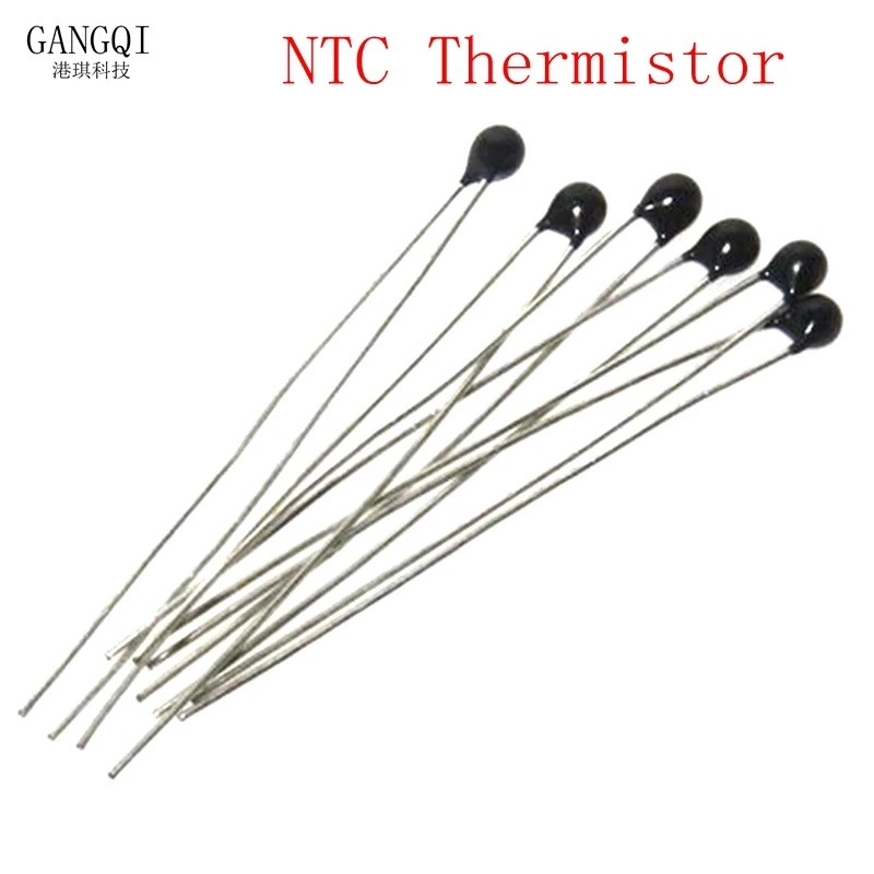 10PCS NTC Thermistor Thermal Resistor MF52 NTC-MF52AT 1K 2K 3K 4.7K 5K 10K 20K 47K 50K 100K 5% 3950B 1/2/3/4.7/K Ohm R