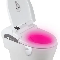 16 Color Body Sensing Automatic Led Motion Sensor Night Lamp Toilet Bowl Bathroom Light Waterproof Backlight for Wc Toilet Light