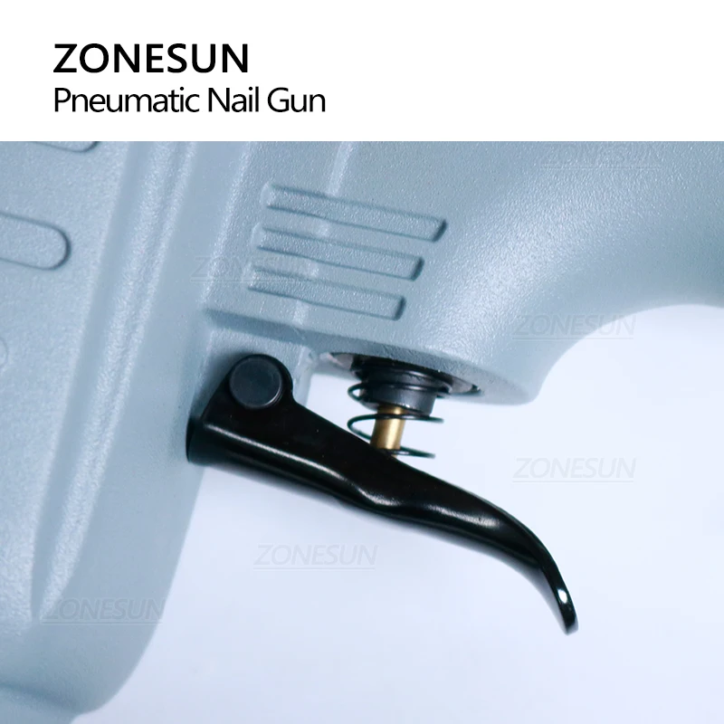 Пневматический микроштифт ZONESUN 425K, строительный пистолет для мебели, деревянного дивана, деревообрабатывающий пневматический степлер шириной 5,7 мм, инструмент