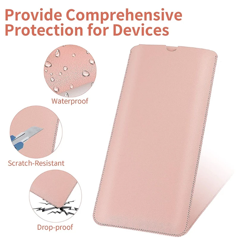 PU Leather Keyboard Sleeve Travel Sleeve Bag Case for -logitech K380 Bluetooth Multi-Device Wireless Keyboard Not Includ