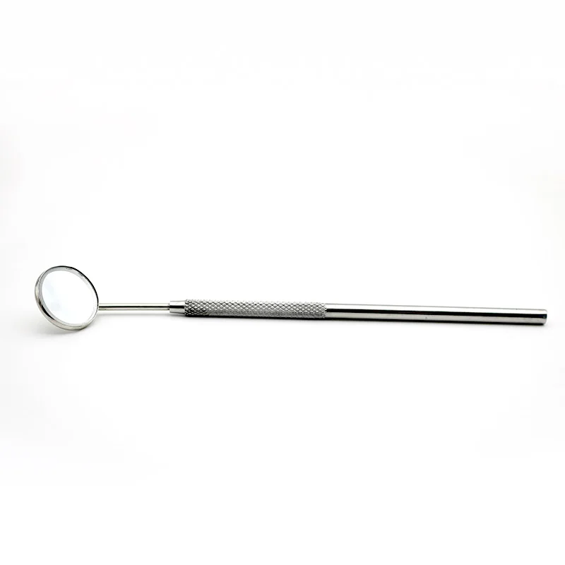 Three-piece set of sterilizable high temperature resistant stainless steel uncoated flat magnifying lens probe tweezers