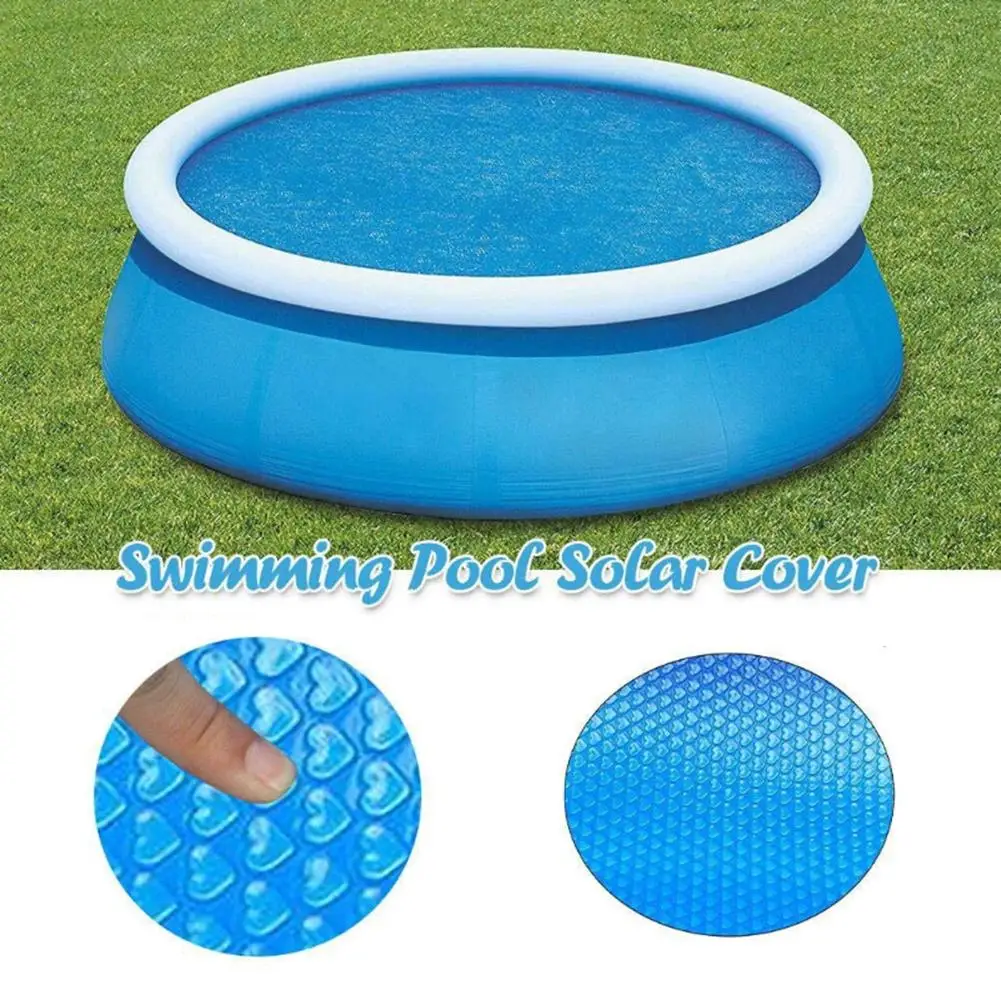 PE Bubble Swimming Pool Cover Ground Cloth Lip Cover Dustproof Floor Cloth Mat Cover Insulation Film Pool Protection Cover 12ft