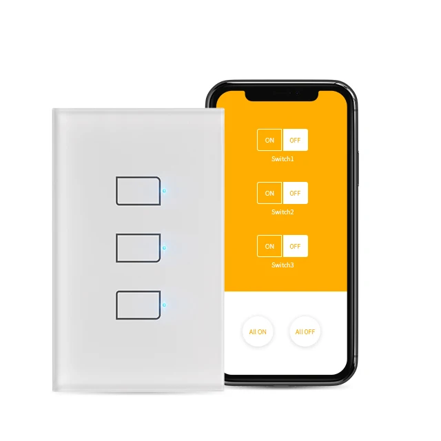 BroadLink Bestcon TC2S RF433 Smart Wall Light Touch Switch works with Alexa, Google home, IFTTT