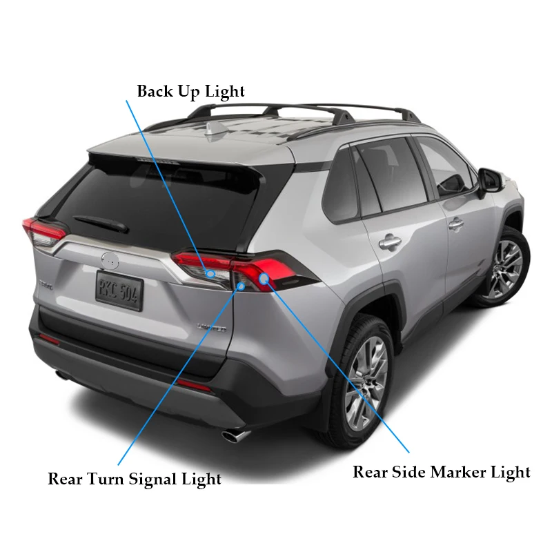 Bombilla Led Exterior Canbus para coche, luz de posición lateral trasera, marcha atrás, luces de señal de giro, para Toyota RAV4 2019 2020 2021