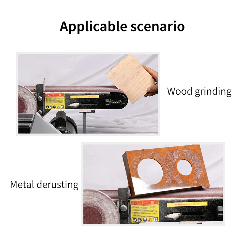 500W 100x933mm Sander Belt Machine Multifunctional Grinder Mini Electric Belt Sander Belt Grinder Sanding Polishing Machine